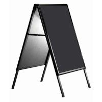 Chevalet da marciapiede Click-a standard nero 600 x 800 mm M&T DISPLAYS 2 - Cimosa per quadri