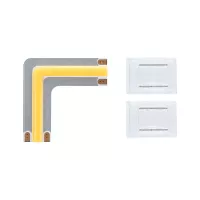 MaxLED 500 LED Strip Extension COB Edge 90° 2700K 0.3W 833lm/ m 2700K - système d'accrochage et décoration - détail 1