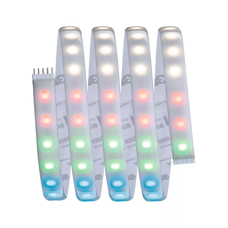 Tira LED MaxLED 1000 - Extensión - COB - Blanco regulable - 2,5 m - 23,5 W - système d'accrochage et décoration