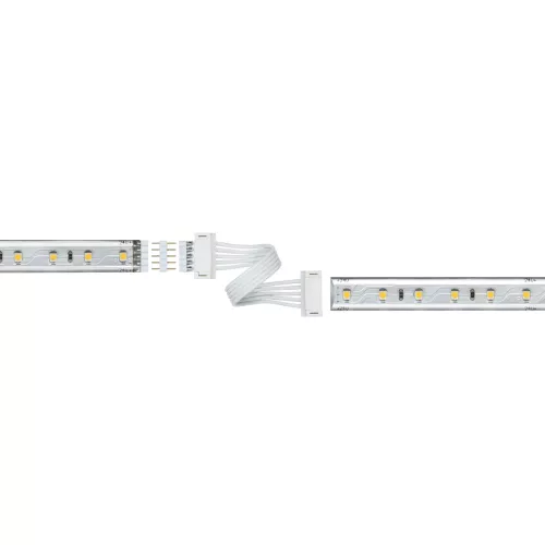 Conector universal MaxLED Accessories, juego de 2 piezas, color blanco.