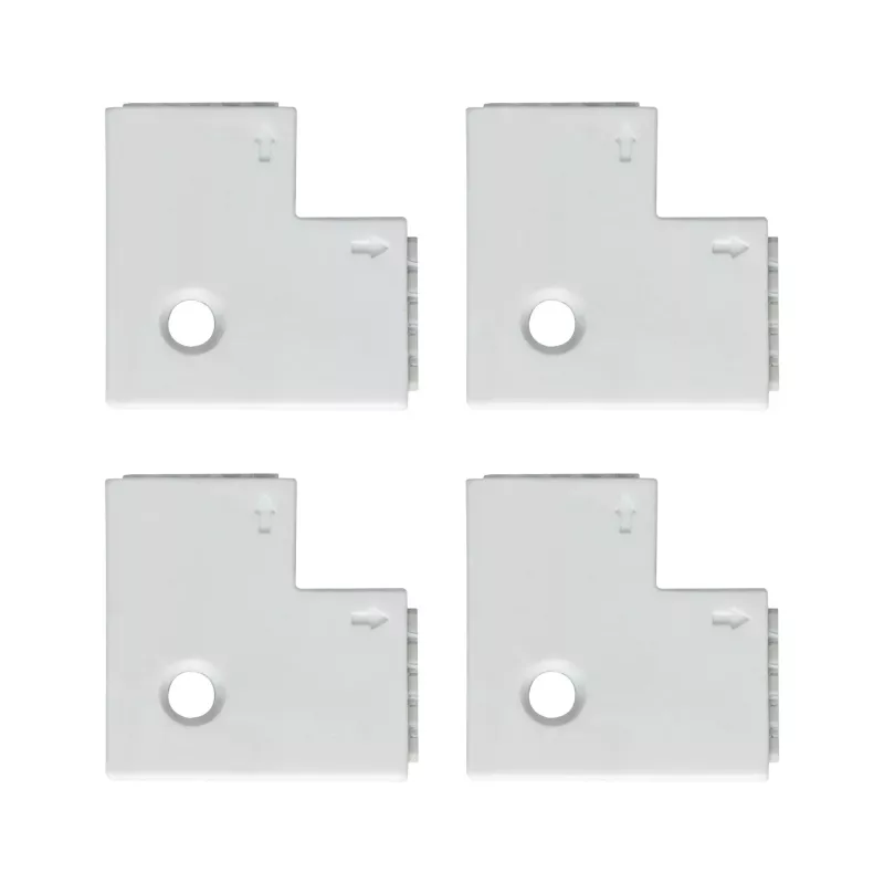 MaxLED accessoires Connecteur Pièce d'angle 25x25mm max. 144W Blanc - système d'accrochage et décoration