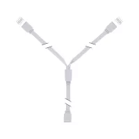 Conector en Y blanco para accesorios MaxLED - système d'accrochage et décoration - détail 1