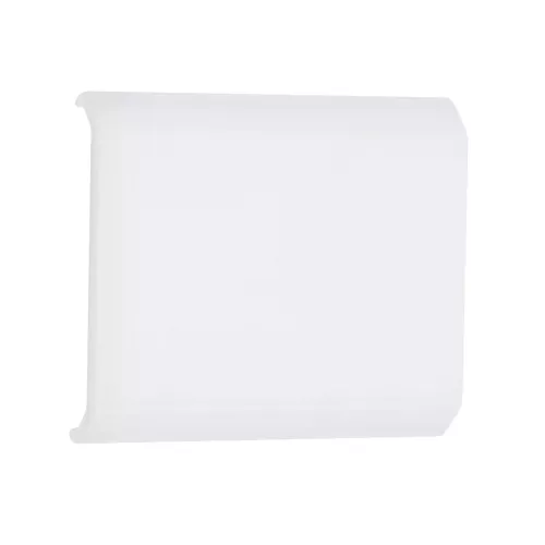 Cubierta para conector de perfil de tira LED Delta – Paquete de 4 unidades, acabado satinado