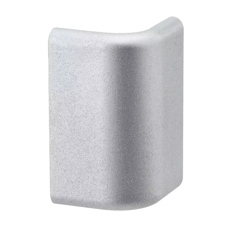 Duo LED Strip Profile Connector End Cap – Pack of 2 Matte Aluminum - système d'accrochage et décoration