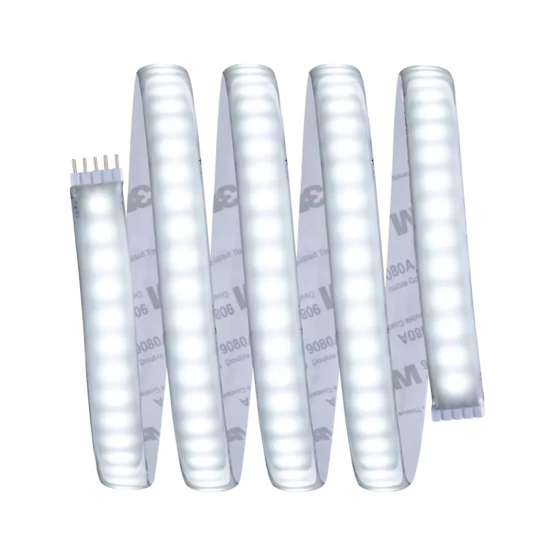 Tira LED MaxLED 1000 - Kit básico - Blanco luz diurna - 6500k - Recubierta - système d'accrochage et décoration