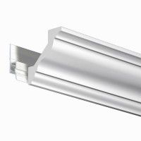 Cornisa básica 200 cm para barandilla decorativa. ARTI TEQ 2 - Cimaise Tableau 