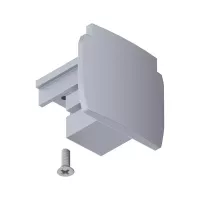 ProRail3 – Endverbinder-Set (1 Stück, 35 x 32,5 mm) – Paulmann - système d'accrochage et décoration - détail 1