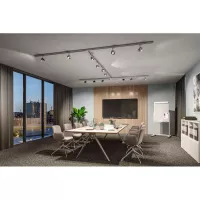 ProRail3 - Foco LED para riel Aldan 539lm 8,5W 3000K regulable 230V Plata - Paulmann - système d'accrochage et décoration - détail 6