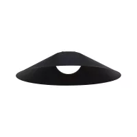 ULine - Lámpara colgante LED cónica de 560 lm, 12 W, 350 mm, 3000 K, color negro - Paulmann - système d'accrochage et décoration - détail 2