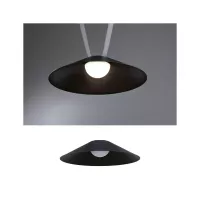 ULine - LED pendant light Cone 560lm 12W 350mm 3000K Black - Paulmann - système d'accrochage et décoration - détail 3