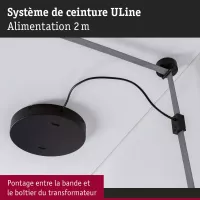 ULine – Netzteilzubehör 47x26mm Schwarz – Paulmann - système d'accrochage et décoration - détail 4
