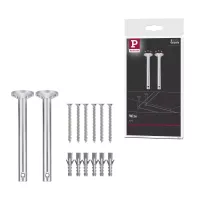 Kit de montaje para sistema de cables, soporte angular/suspensión, cromado - Paulmann - système d'accrochage et décoration - détail 4