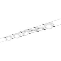 RoundMac LED Cable System Basic Kit 6x200lm 6x4.3W 2700K 230/12V Frosted White - Paulmann - système d'accrochage et décoration - détail 1