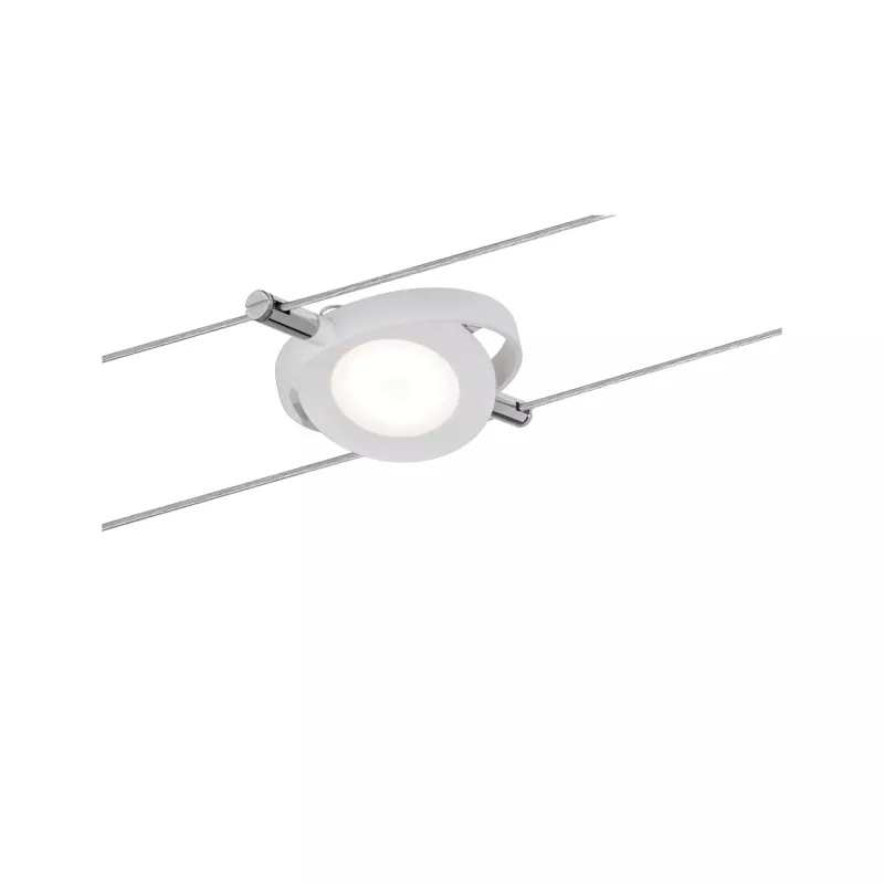 RoundMac LED Cable System Basic Kit 6x200lm 6x4.3W 2700K 230/12V Frosted White - Paulmann