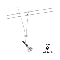 Comet Spot Einzelleuchte GU5.3 max. 50W dimmbar 12V Chromkabelsystem - Paulmann - système d'accrochage et décoration - détail 1