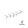 Kit básico de sistema de cableado LED Spice SaltLED GU5.3 máx. 5x10W regulable 230/12V Cromo mate - Paulmann PAULMANN 1 - Cimais