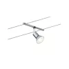 Spice SaltLED Cable System Basic Kit GU5.3 max. 5x10W dimmable 230/12V Matte Chrome - Paulmann PAULMANN 3 - Cimaise Tableau 