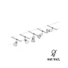Kit básico de sistema de cableado LED Spice SaltLED GU5.3 máx. 5x10W regulable 230/12V Cromo mate - Paulmann PAULMANN 4 - Cimais