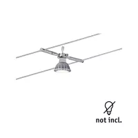 Système sur câbles TogoLED Spot individuel GU5,3 max. 10W gradable 12V Chrome - Paulmann - système d'accrochage et décoration - détail 1