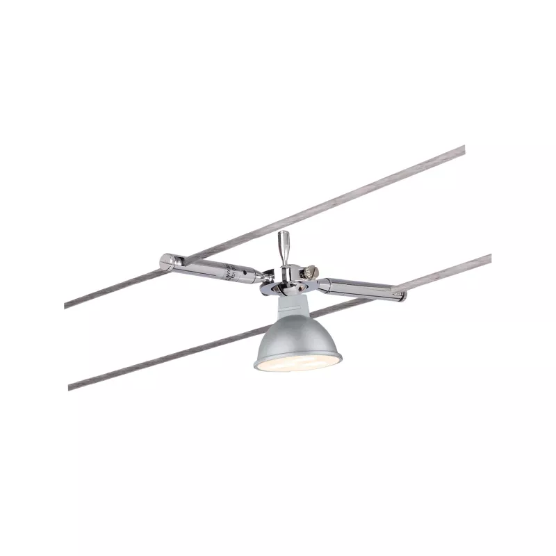 TogoLED Kabelsystem Einzelspot GU5.3 max. 10W dimmbar 12V Chrom - Paulmann