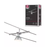 Sistema de cable TogoLED Foco individual GU5.3 máx. 10W regulable 12V Cromado - Paulmann - système d'accrochage et décoration - détail 5