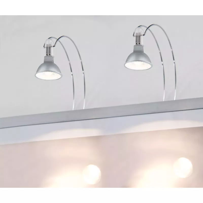 Galeria Assistent II LED Mirror Light GU5.3 2700K 2x230lm 230V 2x4W Chrome - Paulmann PAULMANN 5 - Cimaise Tableau 