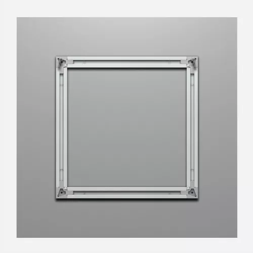 Copia del riel del marco trasero en 8 mm + Power Corner ARTI TEQ 1 - Cimaise Tableau 