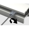Perlon Twister wires - 2 mm (INSERT FROM BELOW) - hanging picture rails artiteq ARTI TEQ 4 - Cimaise Tableau