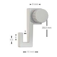 Light hook 4 kg - hanging picture rails artiteq ARTI TEQ 3 - Cimaise Tableau 