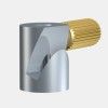 Gancho redondo Artiteq de 5 kg con tornillo de latón para riel de cuadros ARTI TEQ 3 - Cimaise Tableau 