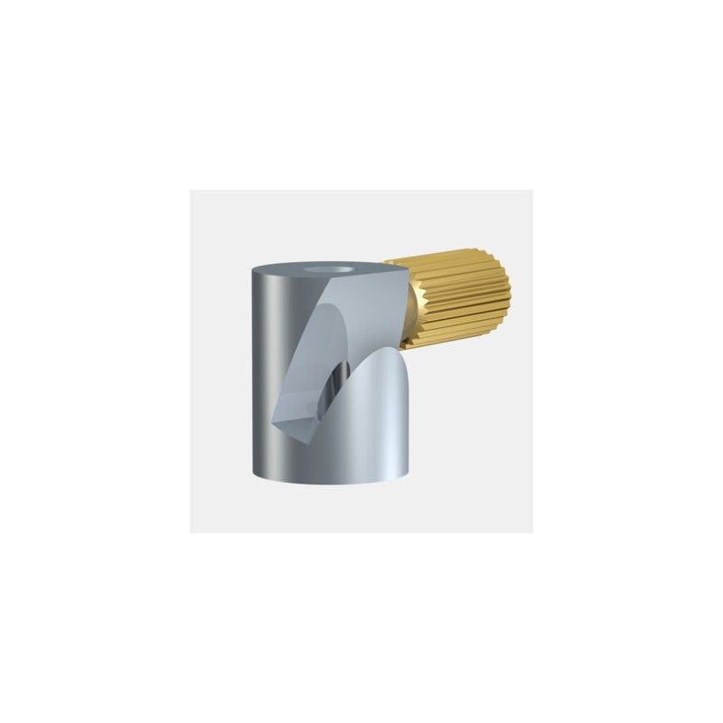 Rundhaken 5 kg + Messingschrauben - Artiteq-Bilderschienenaufhängung ARTI TEQ 3 - Cimaise Tableau 