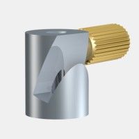 Gancio a molla 5 kg + vite ottone - sospensione per cornici d'arte artiteq ARTI TEQ 3 - Cimaise Tableau 