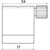Artiteq 10 kg Aluminiumhaken für Bilderschiene ARTI TEQ 4 - Cimaise Tableau 
