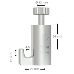 Gancho autoblocante 15 kg - suspensión de rieles para cuadros artiteq ARTI TEQ 3 - Cimaise Tableau