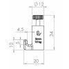 Artiteq 15 kg Self-Locking Picture Rail Hook ARTI TEQ 5 - Cimaise Tableau 