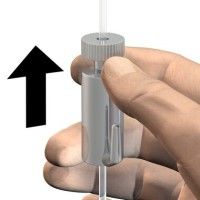 Gancho autoblocante 15 kg - suspensión de rieles para cuadros artiteq ARTI TEQ 7 - Cimaise Tableau 