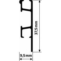 Click Rail Pro 50 kg + Clips – artiteq Bilderschiene zum Aufhängen ARTI TEQ 4 - Cimaise Tableau 