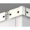 Click Rail Pro Bilderschiene, Tragkraft 50 kg (Befestigungsmaterial inklusive) ARTI TEQ 10 - Cimaise Tableau 