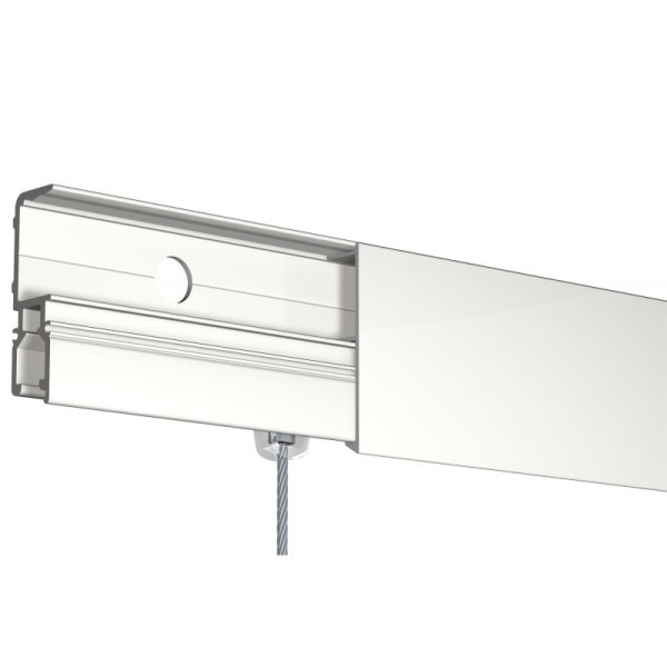 Rail Newly R70 200 cm white Museum - tableau newly Newly 1 - Cimaise Tableau