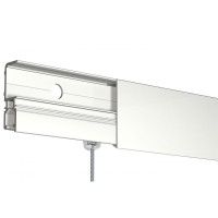 Rail Newly R70 200 cm blanc Museum - accrochage cimaise tableau newly Newly 1 - Cimaise Tableau