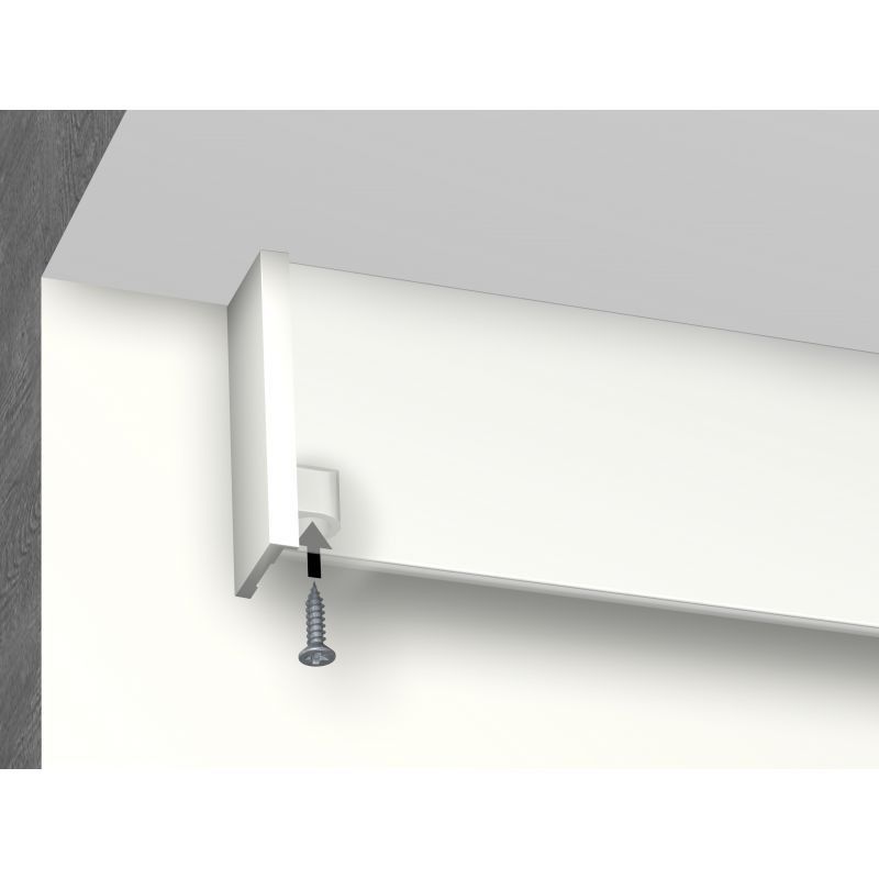 Embout Blanc pour cimaise R70 Museum Line - accrochage cimaise tableau newly Newly 3 - Cimaise Tableau 