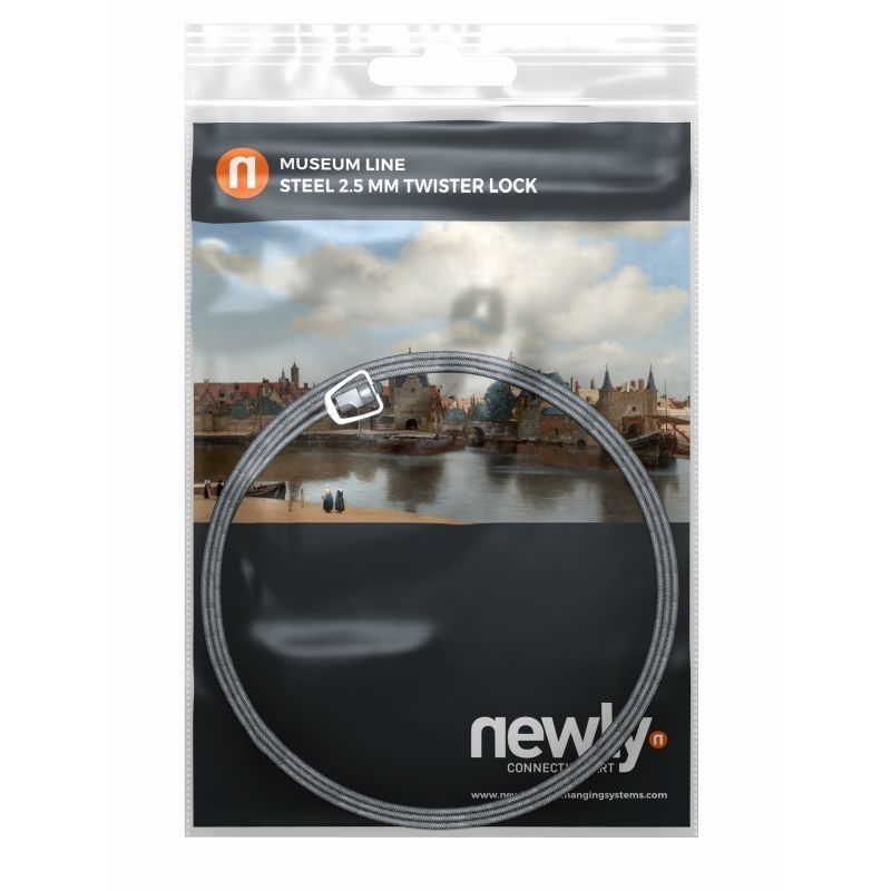 Twister Lock 2,5 mm Stahlkabel - neu Tischplatte Newly 1 - Cimaise Tableau