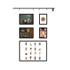 DISPLAY IT LED CIMAISE NOIR ARTI TEQ 2 - Cimaise Tableau 