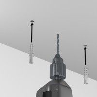 MOSTRA LAMPADA LED SOSPESA NERA ARTI TEQ 5 - Cornice per Quadri