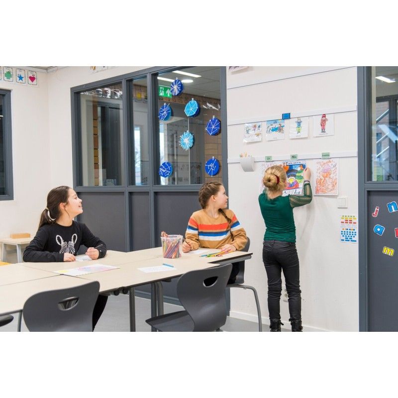 Cornice Inforail per disegni e poster (materiale di fissaggio e tappi inclusi) ARTI TEQ 7 - Cimaise Tableau 