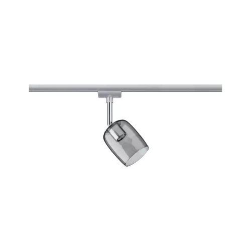 ,URail Spot sur rail Blossom Spot individuel G9 max. 10W gradable 230V Chrome mat,, Verre,