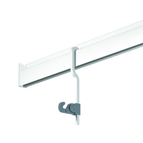 S-förmige Stangen für R30-Stuhlschiene 200 cm Newly 2 - Cimaise Tableau