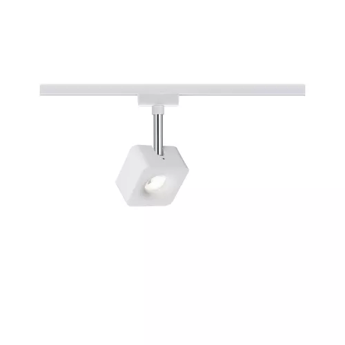 ,URail Spot sur rail Cube Spot individuel 540lm 8W 2700K gradable 230V Blanc,,,