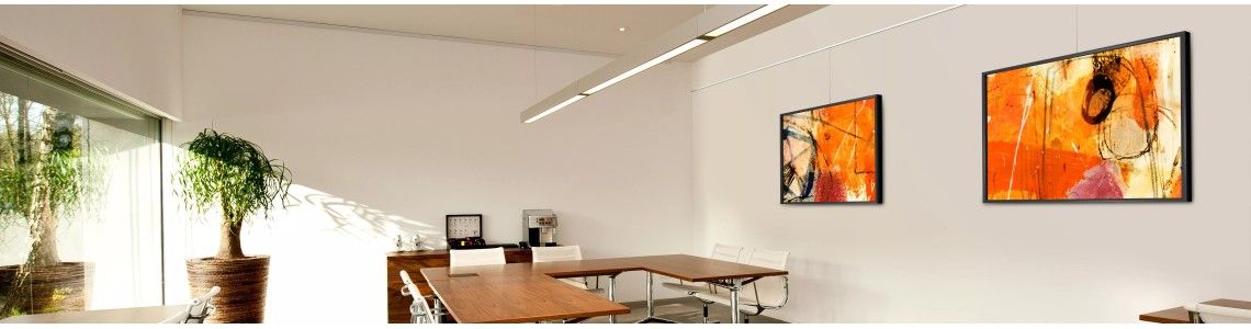 Binario per quadri Art Strip sotto il soffitto - 20 kg/ m