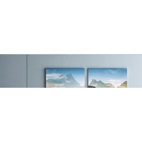Ceiling-mounted picture rail